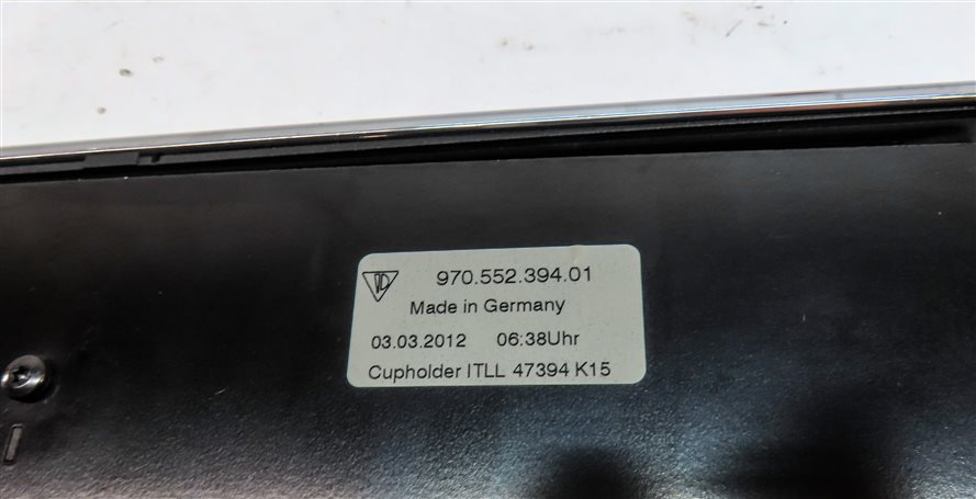 Thumbnail 6: 2012 PORSCHE PANAMERA (970 G1) FRONT CENTER DASH CUP HOLDER CUPHOLDER ASSEMBLY