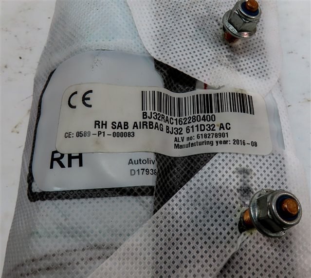 Thumbnail 5: 2012-2019 DISCOVERY SPORT EVOQUE (L538 L550) RIGHT FRONT PASSENGER SEAT AIRBAG