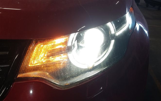 Thumbnail 2: 15-19 DISCOVERY SPORT (L550) LEFT AFS ADAPTIVE XENON HEADLIGHT HEAD LIGHT LAMP