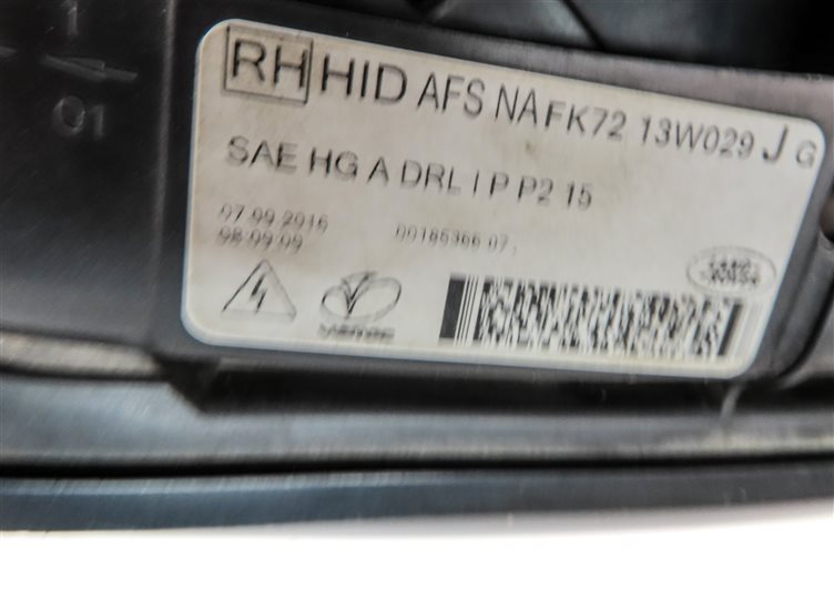 Thumbnail 8: 15-19 DISCOVERY SPORT (L550) RIGHT AFS ADAPTIVE XENON HEADLIGHT HEAD LIGHT LAMP