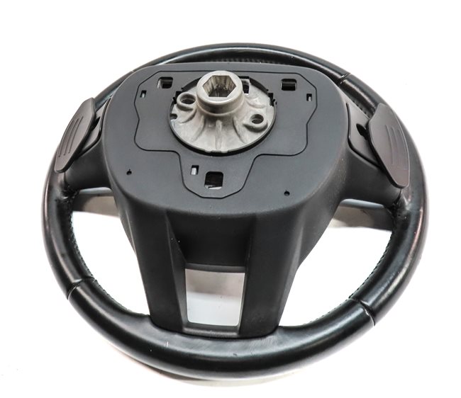 Thumbnail 4: 15-19 DISCOVERY SPORT (L550) STEERING WHEEL w/ SWITCHES & SHIFT PADDLES (BLACK)
