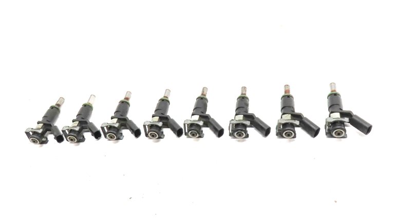Thumbnail 2: 06-12 MERCEDES C E G GL ML S SL (W204 W212 W221 W164 X164) FUEL INJECTOR SET 8