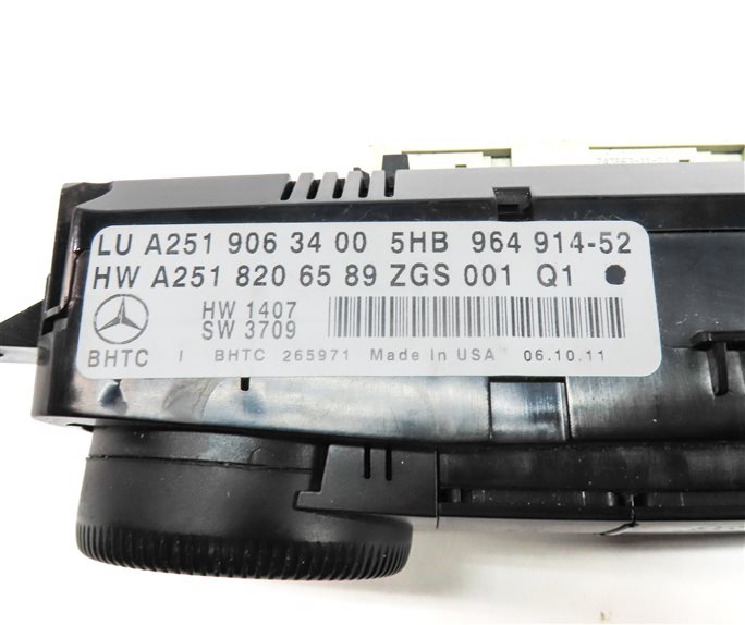 Thumbnail 7: 2010-2013 MERCEDES GL ML R (W164 W251 X164) FRONT HEATER A/C TEMPERATURE CONTROL
