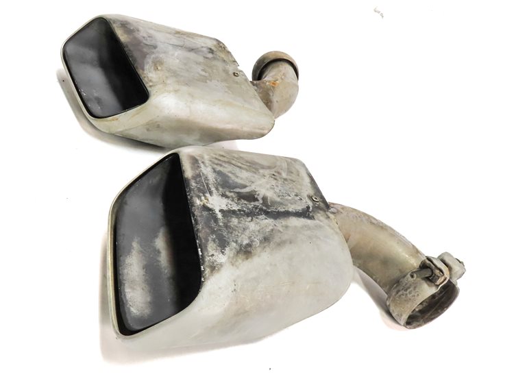 Thumbnail 3: 2011-2014 PORSCHE CAYENNE (958) 3.6L ENGINE MUFFLER PIPE EXHAUST TIP SET