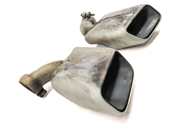 Thumbnail 4: 2011-2014 PORSCHE CAYENNE (958) 3.6L ENGINE MUFFLER PIPE EXHAUST TIP SET