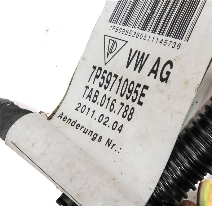 Thumbnail 4: 2012 PORSCHE CAYENNE (958) FRONT LOWER BUMPER WIRE WIRING HARNESS