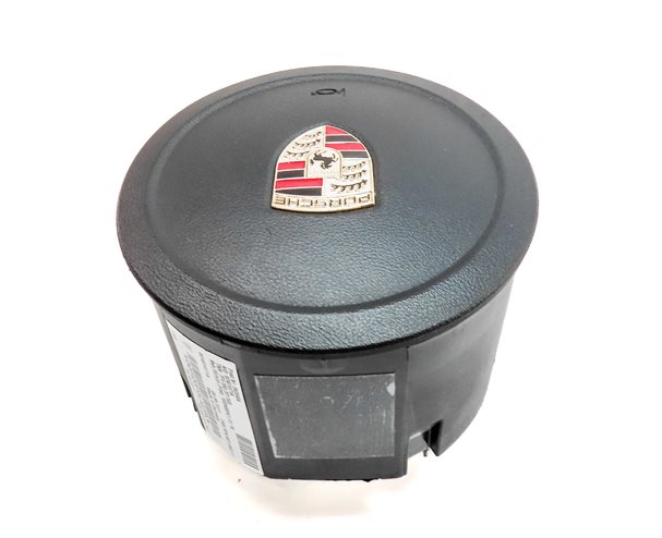 Thumbnail 3: 2011-2014 PORSCHE CAYENNE (958) DRIVER STEERING WHEEL SRS AIRBAG AIR BAG (Black)