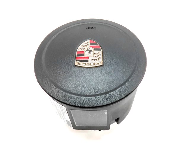 Thumbnail 4: 2011-2014 PORSCHE CAYENNE (958) DRIVER STEERING WHEEL SRS AIRBAG AIR BAG (Black)