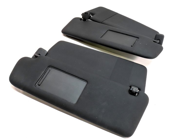 2011-2014 PORSCHE CAYENNE (958) FRONT LEFT & RIGHT SUNVISOR SHADE SET 2 (Black)