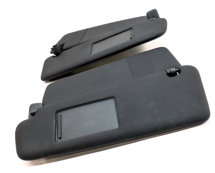 Thumbnail 3: 2011-2014 PORSCHE CAYENNE (958) FRONT LEFT & RIGHT SUNVISOR SHADE SET 2 (Black)