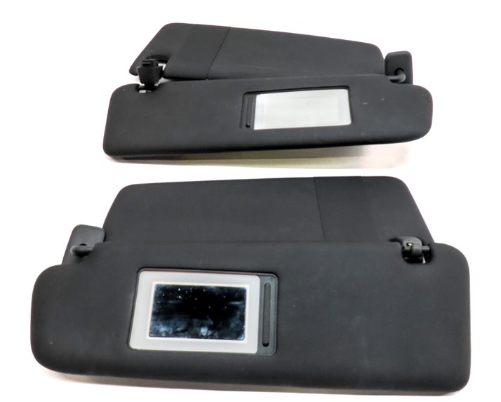 Thumbnail 4: 2011-2014 PORSCHE CAYENNE (958) FRONT LEFT & RIGHT SUNVISOR SHADE SET 2 (Black)