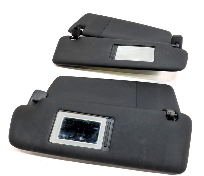 Thumbnail 5: 2011-2014 PORSCHE CAYENNE (958) FRONT LEFT & RIGHT SUNVISOR SHADE SET 2 (Black)