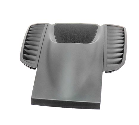 Thumbnail 3: 2012 PORSCHE CAYENNE (958) FRONT CENTER DASH SPEAKER GRILLE w/ CLOCK (BLACK)