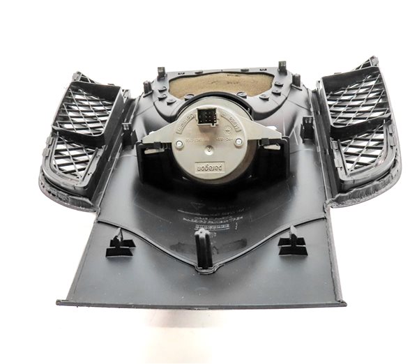 Thumbnail 5: 2012 PORSCHE CAYENNE (958) FRONT CENTER DASH SPEAKER GRILLE w/ CLOCK (BLACK)