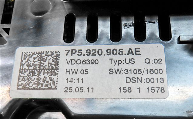 Thumbnail 14: 11-12 PORSCHE CAYENNE 958 3.6L SPEEDOMETER ECM BCM IMMOBILIZER MODULE KEY SET