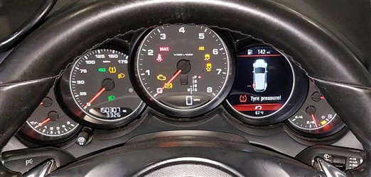 Thumbnail 2: 11-12 PORSCHE CAYENNE 958 3.6L SPEEDOMETER ECM BCM IMMOBILIZER MODULE KEY SET