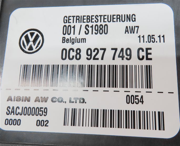 Thumbnail 5: 11-16 PORSCHE CAYENNE (958) 3.6L A/T  AUTO AUTOMATIC TRANSMISSION CONTROL MODULE