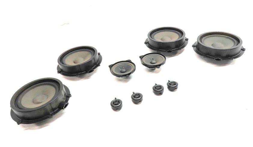 Thumbnail 3: 2012 PORSCHE CAYENNE (958) RADIO STEREO AUDIO SOUND SYSTEM SPEAKER SET/10