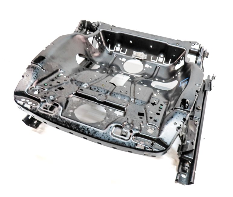 11-14 PORSCHE CAYENNE 958 FRONT LEFT DRIVER 8 WAY SEAT TRACK WITH ADJUST MOTORS