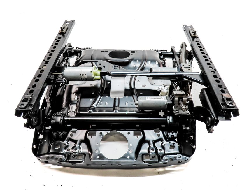 Thumbnail 6: 11-14 PORSCHE CAYENNE 958 FRONT RIGHT PASSENGER 8 WAY SEAT TRACK w/ADJUST MOTORS