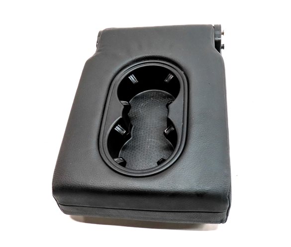 Thumbnail 6: 12 PORSCHE CAYENNE (958) REAR CENTER SEAT BACK CONSOLE ARMREST CUPHOLDER (Black)