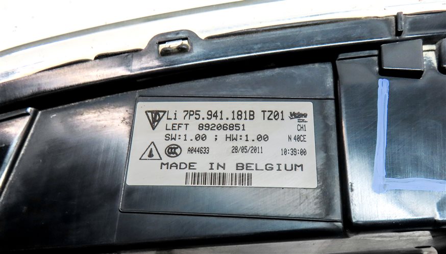 Thumbnail 6: 2012 PORSCHE CAYENNE (958) FRONT LEFT DRIVER MARKER TURN LIGHT SIGNAL LAMP