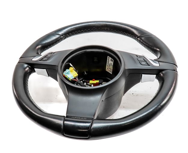 Thumbnail 2: 11-16 PORSCHE CAYENNE (958 970 G1) 3-SPOKE LEATHER STEERING WHEEL w/ PADDLES