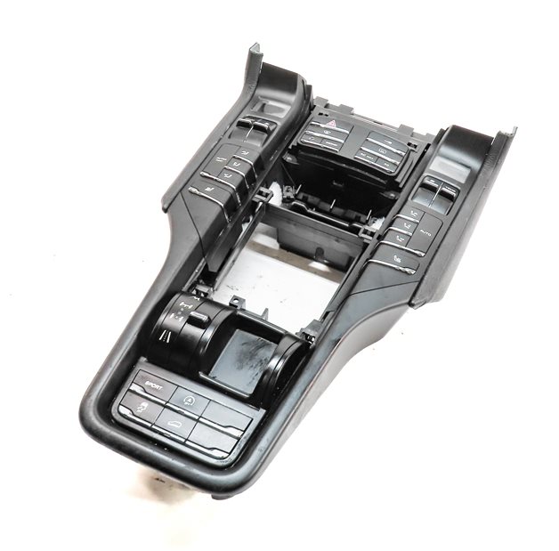 11-18 PORSCHE CAYENNE 958 FRONT A/C HEATER CLIMATE CONTROL 4 ZONE w/ HEATED SEAT