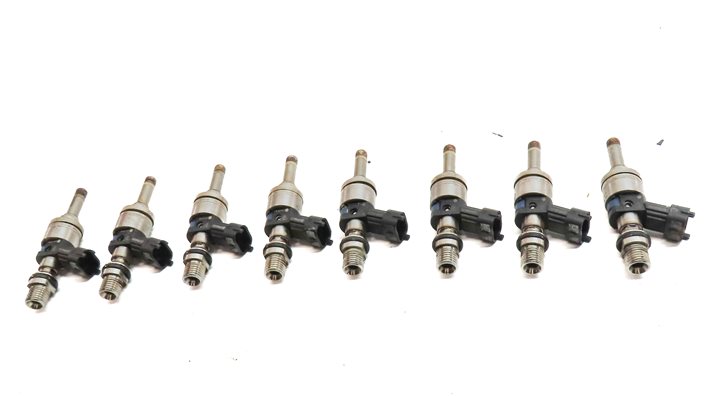 Thumbnail 2: 09-14 PORSCHE CAYENNE PANAMERA (958 970) 4.8L M48 NON-TURBO FUEL INJECTOR SET 8