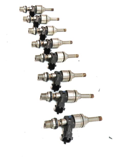 Thumbnail 3: 09-14 PORSCHE CAYENNE PANAMERA (958 970) 4.8L M48 NON-TURBO FUEL INJECTOR SET 8
