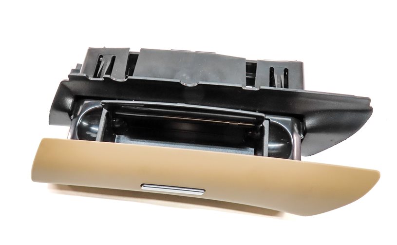 Thumbnail 7: 11 PORSCHE CAYENNE (958) REAR LEFT INTERIOR DOOR STORAGE CUBBY COMPARTMENT BEIGE