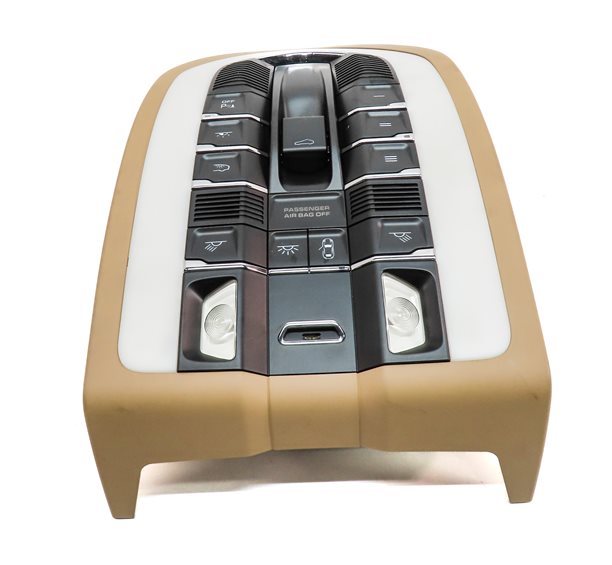 Thumbnail 2: 2011 PORSCHE CAYENNE (958) FRONT INTERIOR DOME MAP READING LIGHT LAMP (Beige)