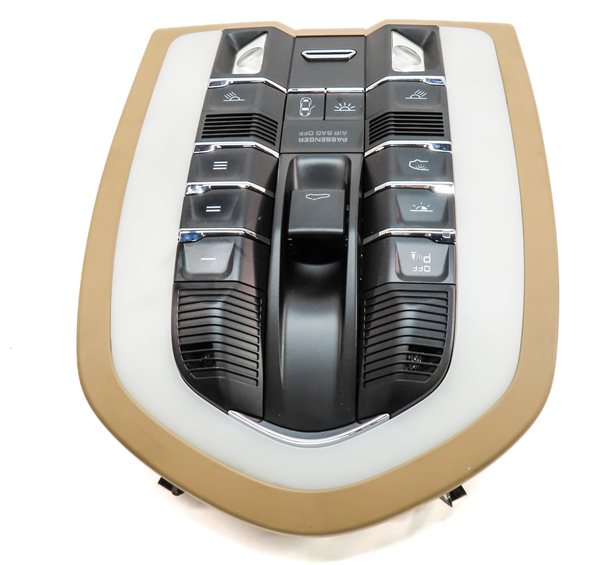 Thumbnail 4: 2011 PORSCHE CAYENNE (958) FRONT INTERIOR DOME MAP READING LIGHT LAMP (Beige)