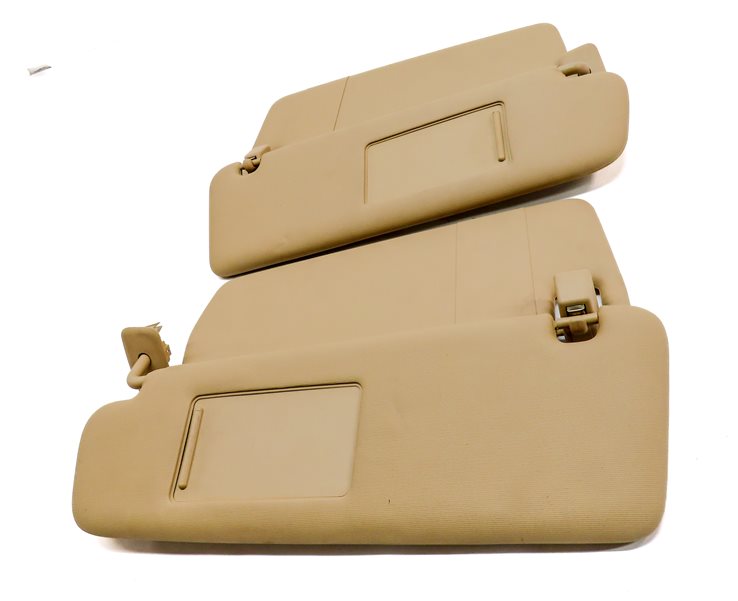 Thumbnail 3: 2011-2014 PORSCHE CAYENNE (958) FRONT LEFT & RIGHT SUNVISOR SHADE SET 2 (Beige)
