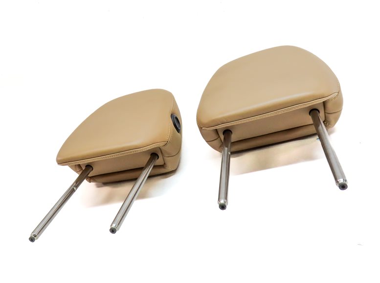 Thumbnail 2: 11-18 PORSCHE CAYENNE 958 FRONT LEFT & RIGHT SEAT HEADREST SET/2(Beige)