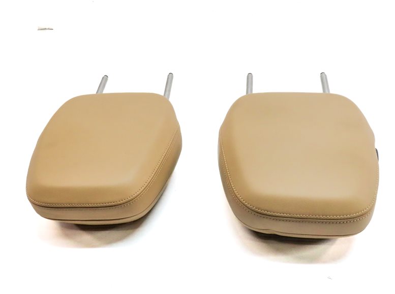 Thumbnail 4: 11-18 PORSCHE CAYENNE 958 FRONT LEFT & RIGHT SEAT HEADREST SET/2(Beige)