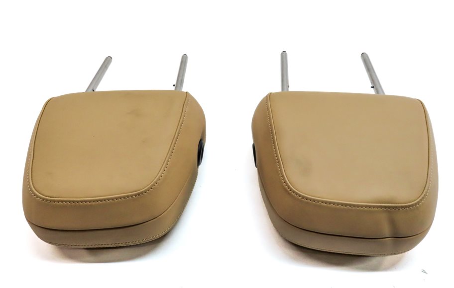 Thumbnail 6: 11-18 PORSCHE CAYENNE 958 FRONT LEFT & RIGHT SEAT HEADREST SET/2(Beige)