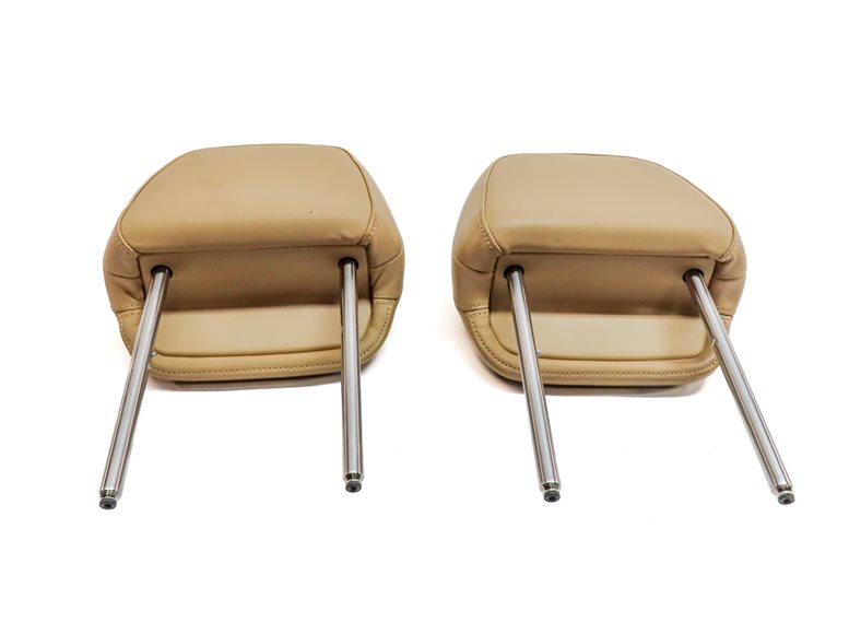 Thumbnail 7: 11-18 PORSCHE CAYENNE 958 FRONT LEFT & RIGHT SEAT HEADREST SET/2(Beige)