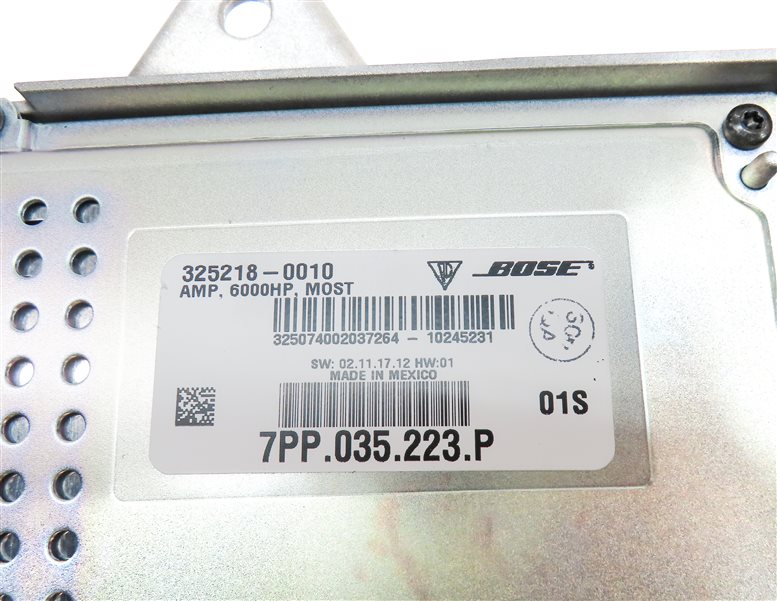 Thumbnail 7: 2011-2016 PORSCHE 911 MACAN CAYENNE (991 958 95B) BOSE AUDIO AMP AMPLIFIER