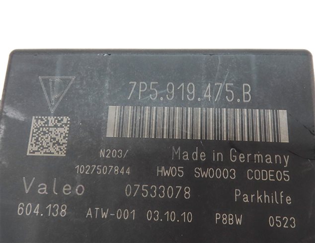 Thumbnail 4: 2011-2012 PORSCHE CAYENNE (958) PDC PARK DISTANCE ASSIST CONTROL MODULE