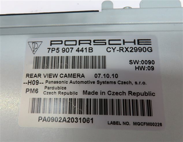 Thumbnail 5: 2011-2016 PORSCHE CAYENNE (958) REARVIEW CAMERA CONTROL MODULE