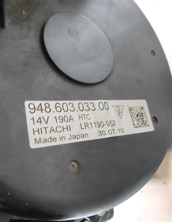Thumbnail 7: 2011-2018 PORSCHE CAYENNE (958) 4.8L M48 V8 ENGINE - 190 AMP ALTERNATOR CHARGER