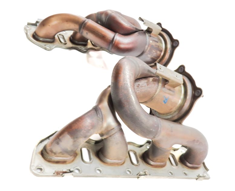 Thumbnail 3: 2008-2014 PORSCHE CAYENNE (958) 4.8L V8 *NON TURBO* ENGINE EXHAUST MANIFOLD SET