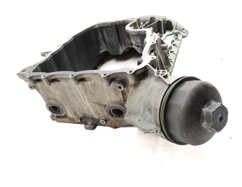 Thumbnail 4: 2011-2013 PORSCHE CAYENNE (958) 4.8L M48 V8 UPPER ENGINE OIL FLUID PAN CRADLE