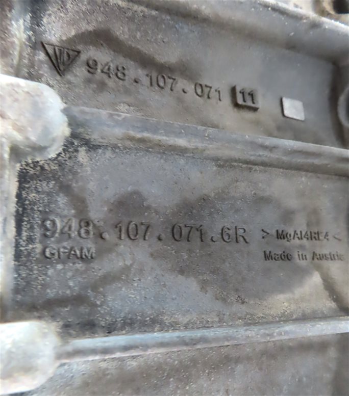 Thumbnail 8: 2011-2013 PORSCHE CAYENNE (958) 4.8L M48 V8 UPPER ENGINE OIL FLUID PAN CRADLE
