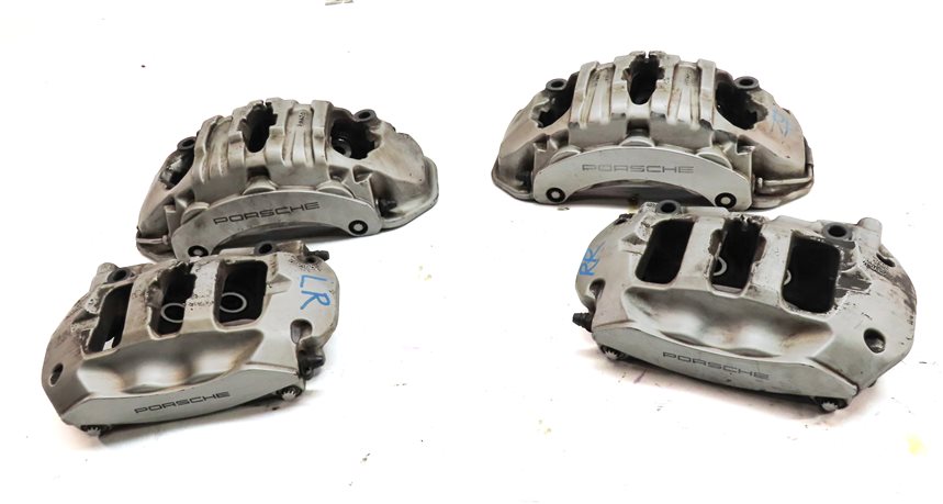 Thumbnail 2: 2011-2018 PORSCHE CAYENNE (958) FRONT & REAR DISC BRAKE CALIPER SET-4 (BREMBO)