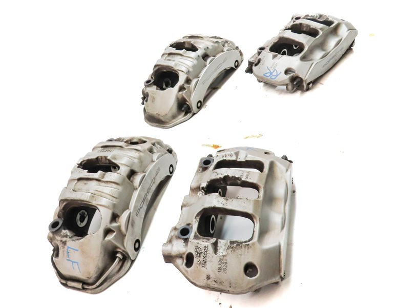 Thumbnail 3: 2011-2018 PORSCHE CAYENNE (958) FRONT & REAR DISC BRAKE CALIPER SET-4 (BREMBO)