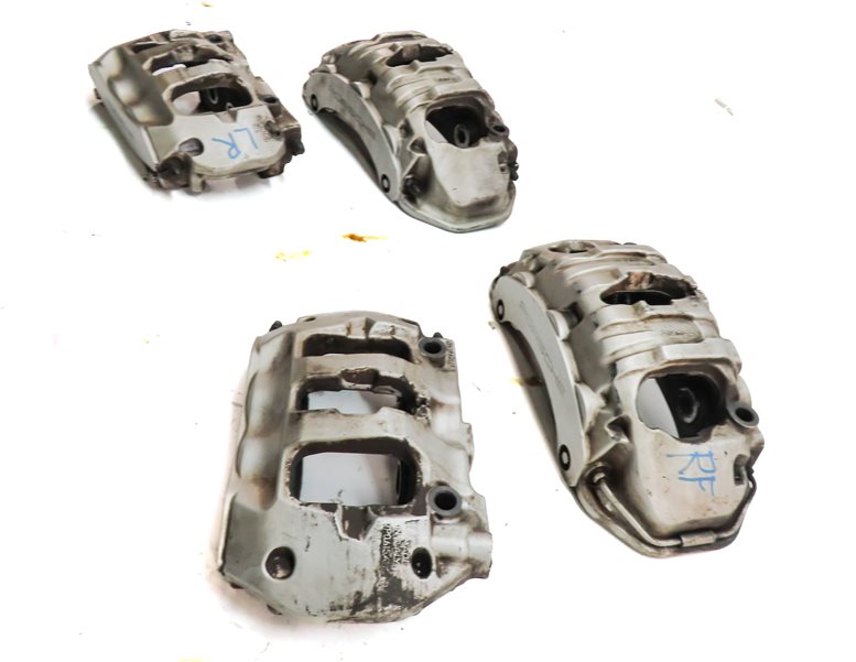 Thumbnail 4: 2011-2018 PORSCHE CAYENNE (958) FRONT & REAR DISC BRAKE CALIPER SET-4 (BREMBO)