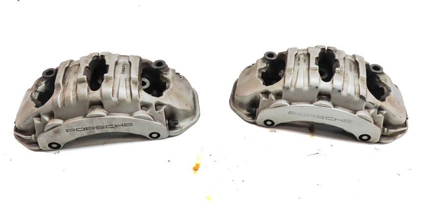 Thumbnail 5: 2011-2018 PORSCHE CAYENNE (958) FRONT & REAR DISC BRAKE CALIPER SET-4 (BREMBO)