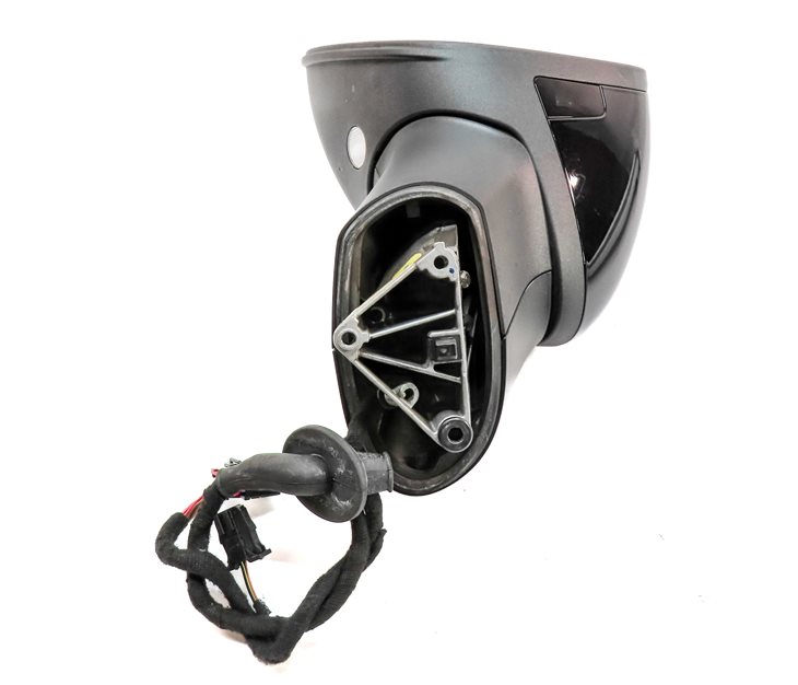 Thumbnail 3: 11-14 PORSCHE CAYENNE (958) LEFT PFOLD AUTODIM BLIND SPOT DOOR MIRROR (Black)